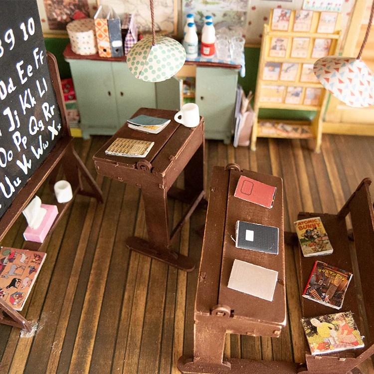 Mouse Mansion Wooden DIY Furniture Kits Classroom Shop Merci Milo