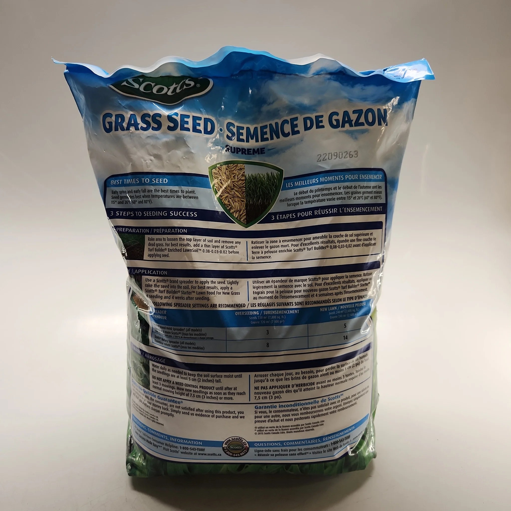 Scotts Grass Seed Supreme 4kg Morrow's of Drumbo