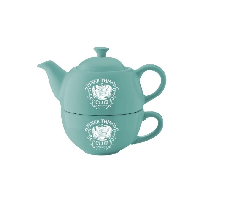 The Office Teapot Teacup Set Nerd Code