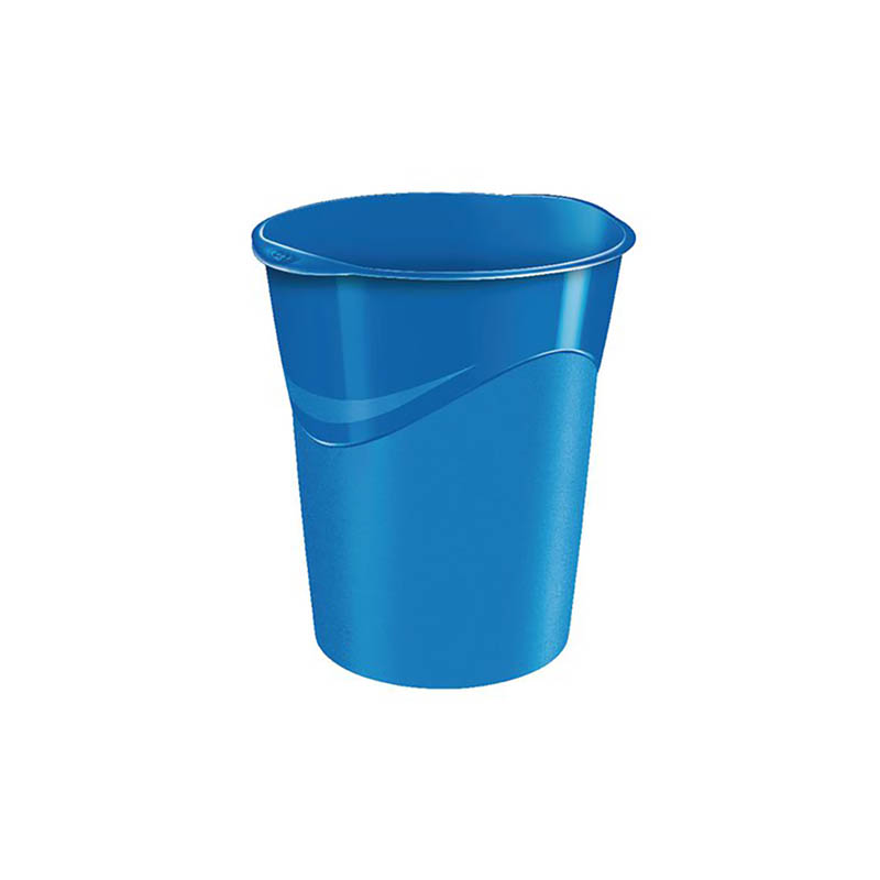 CEP Pro Gloss Waste Bin Blue 280GBLUE 14 litre Nextech