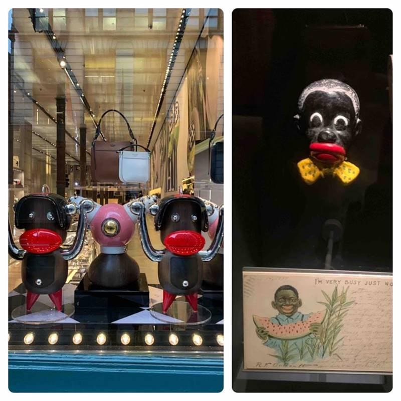 Prada Removes Products with Blackface Imagery Comparisons SHOPPE BLACK