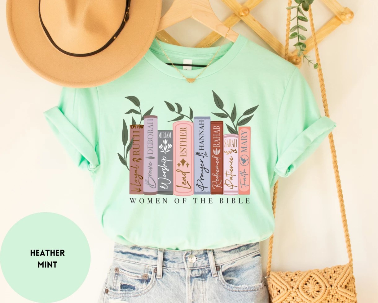 Women Of The Bible Shirt, Womens Bible Shirt, Faith Shirt, Bible Study