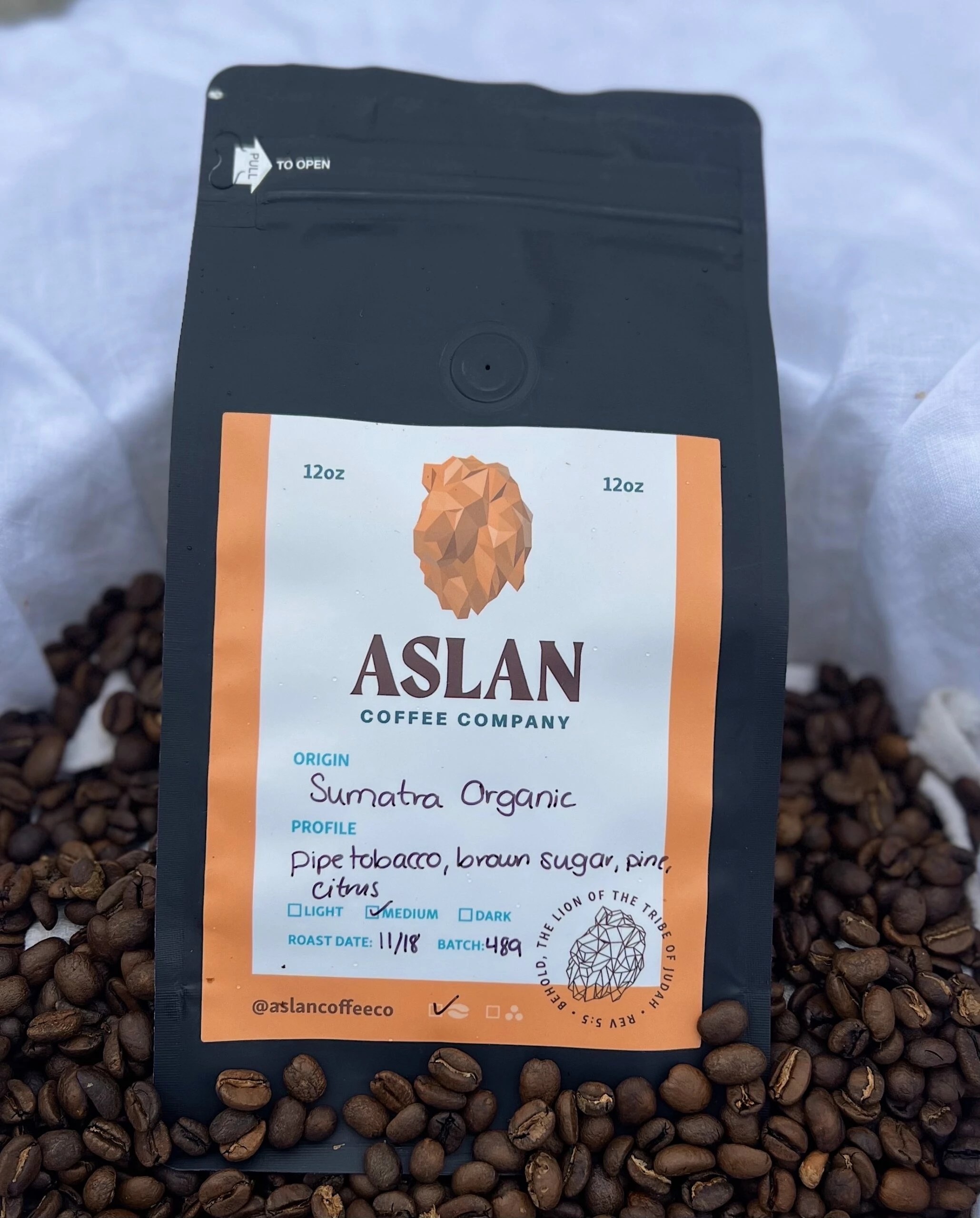 Roasted Organic Sumatra Coffee Beans Pelavida Shop For Life