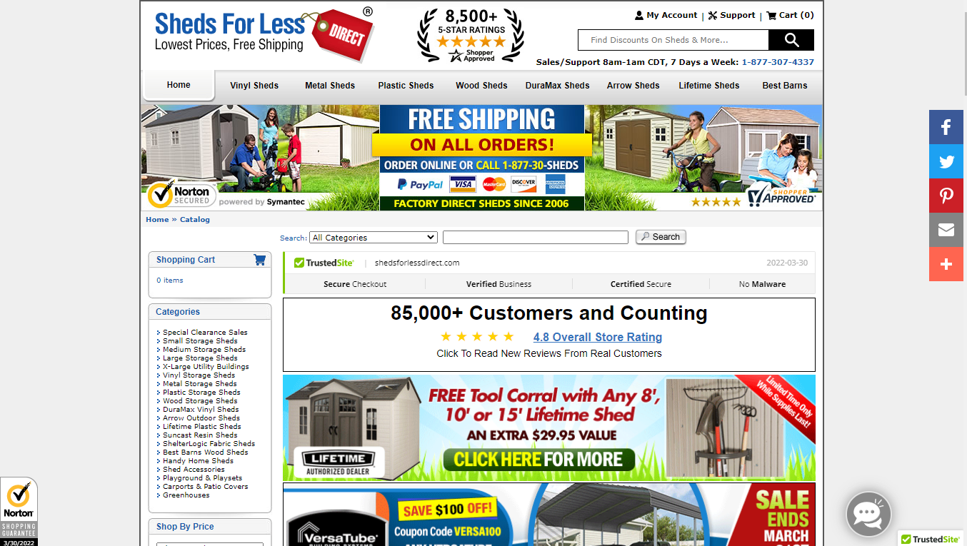 Sheds For Less Direct Review Read Reviews And Share Your Experience!