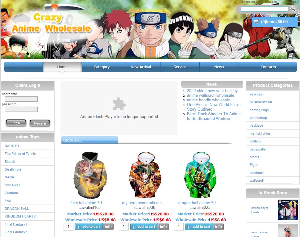 Crazy Anime Wholesale Reviews