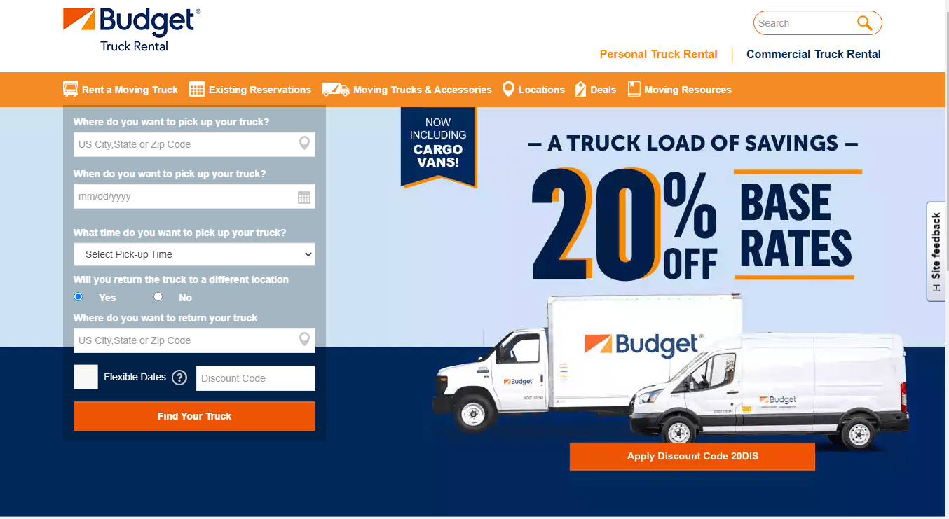 Budget Truck Rental Reviews