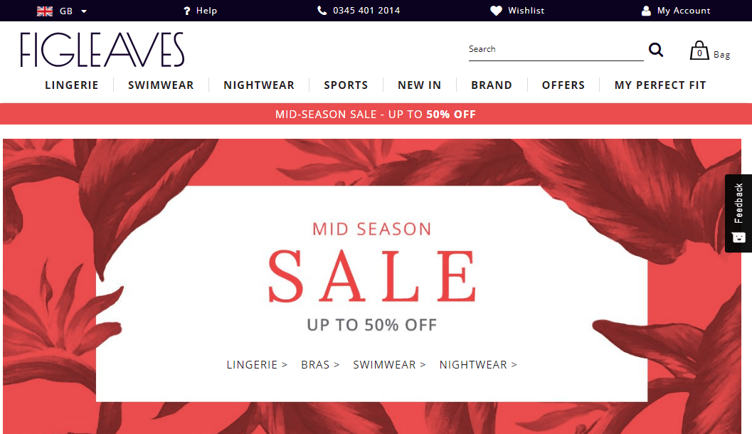 Figleaves SHOPPERS PLUS