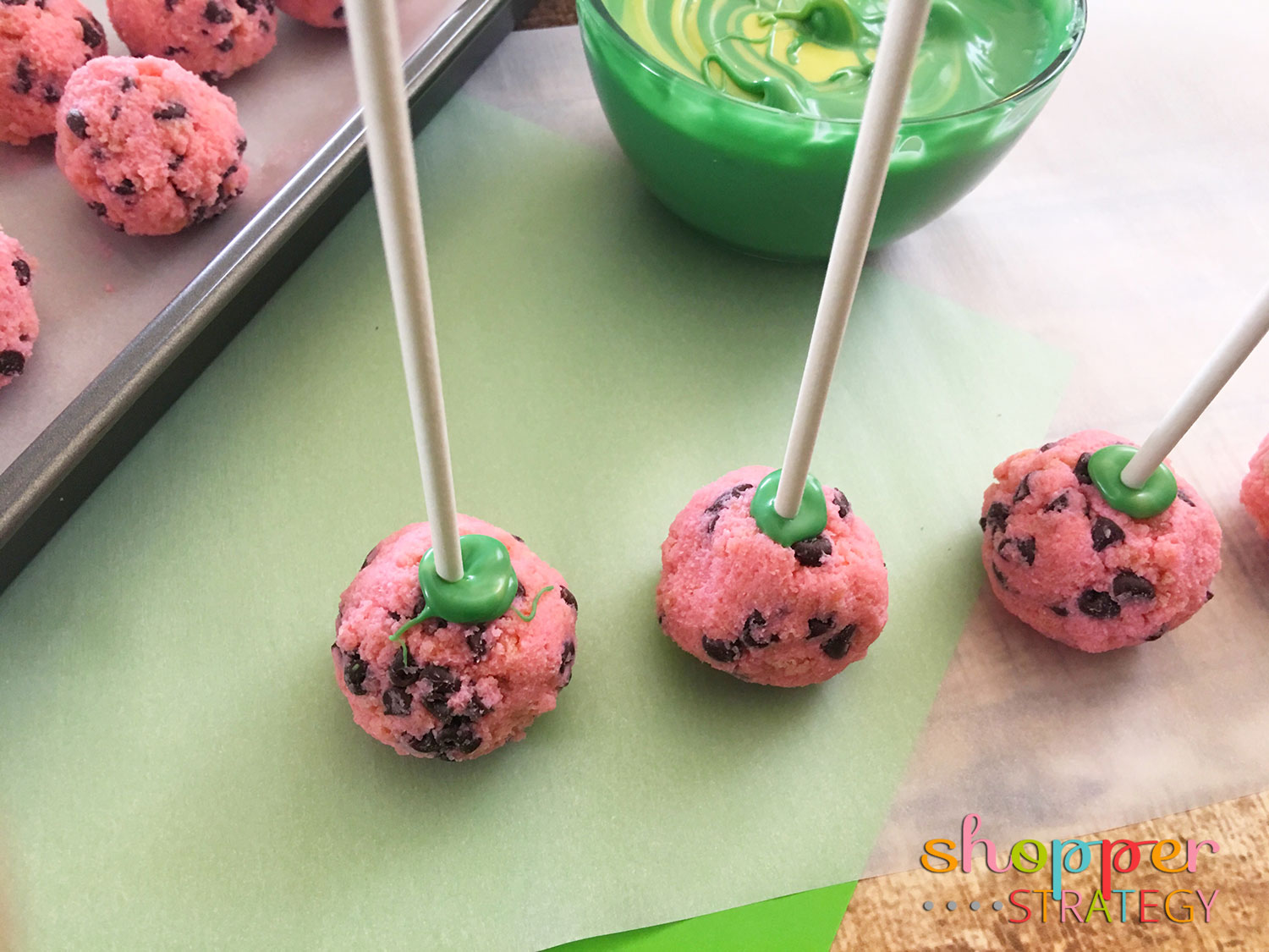 Watermelon Cake Pops Recipe