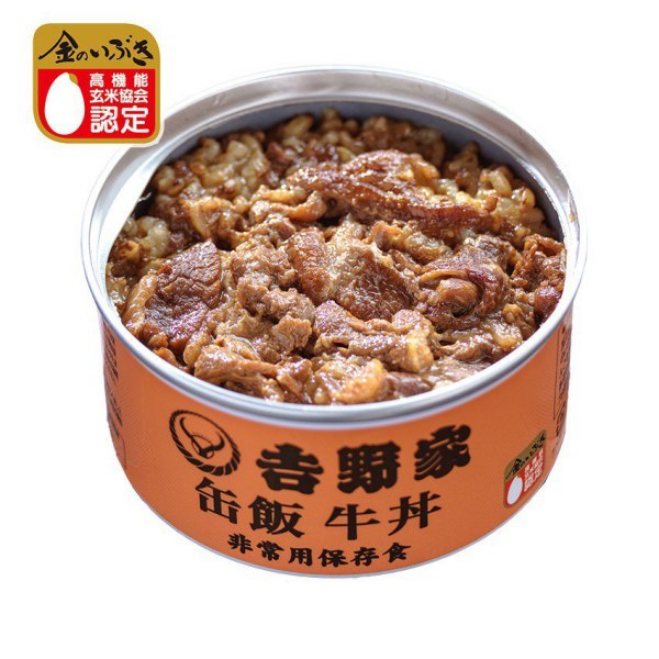 吉野家 缶飯 牛丼 豚丼 牛焼肉丼 豚しょうが焼 焼鶏丼 焼塩さば 12缶 1ケース 非常用保存食 常温保存 ごはん