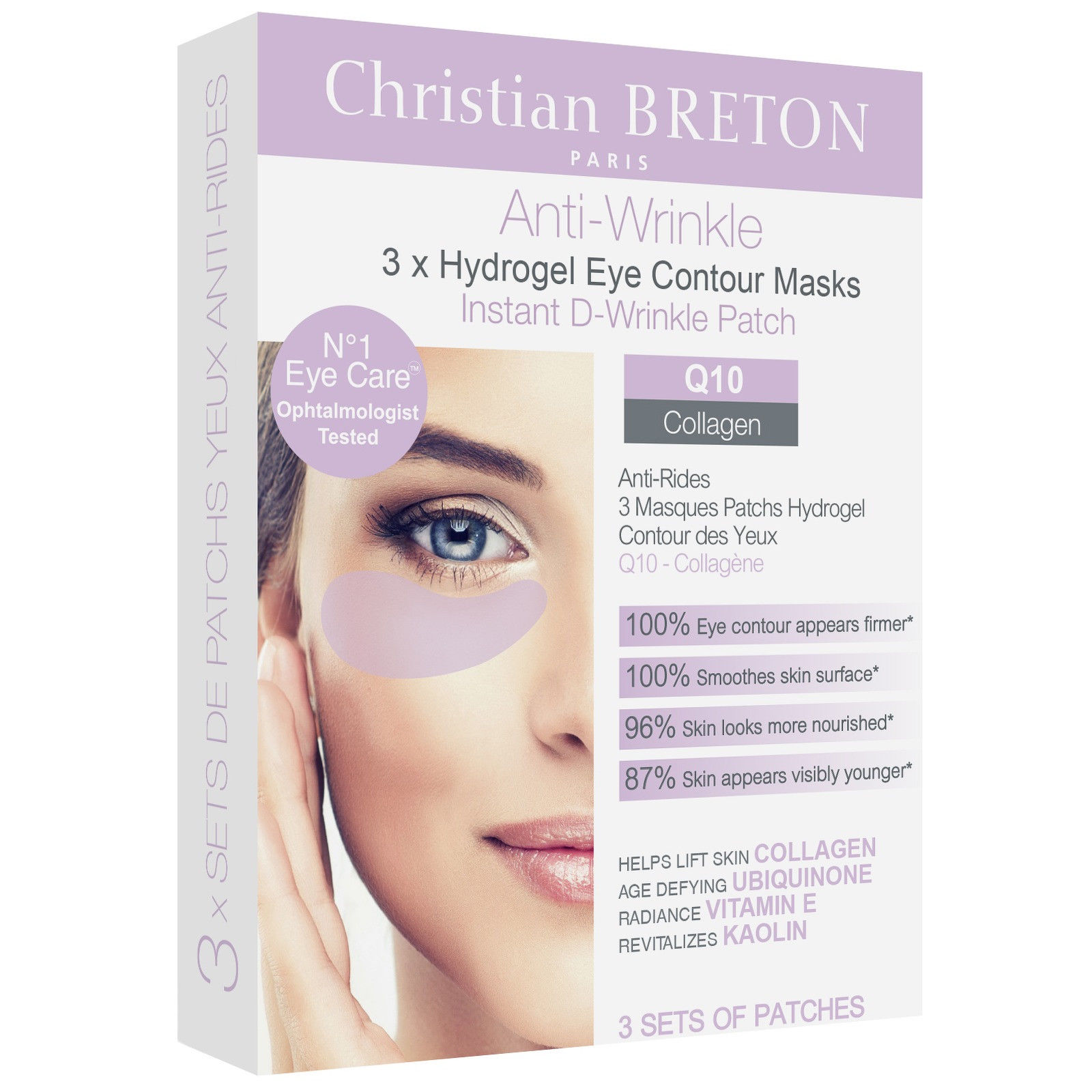 Christian Breton Paris AntiWrinkle Hydrogel Eye Contour Masks Deal