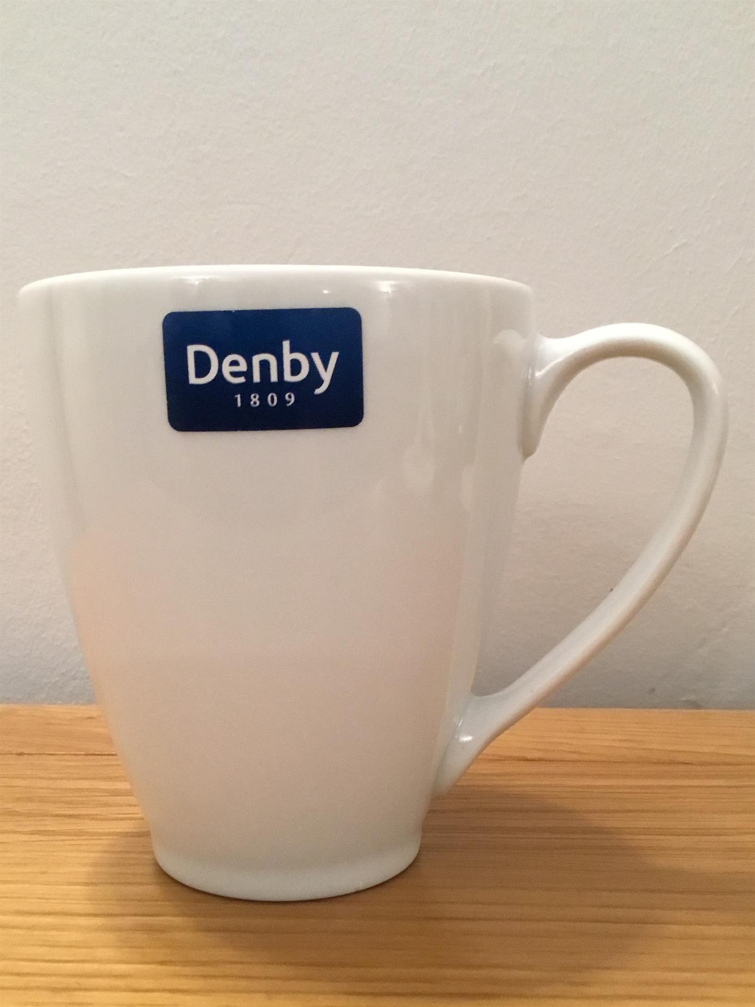 4 x Denby Pure White Coffee Mugs Deal Locators