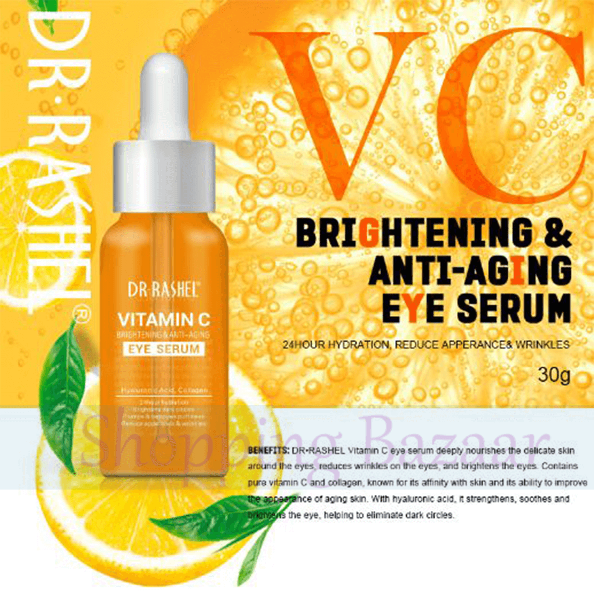 VITAMIN C EYE SERUM By Dr Rashel Shopping Bazaar