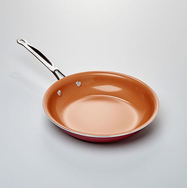 As Seen On TV Red Copper 10" NonStick Fry Pan Shopping Bookmarks