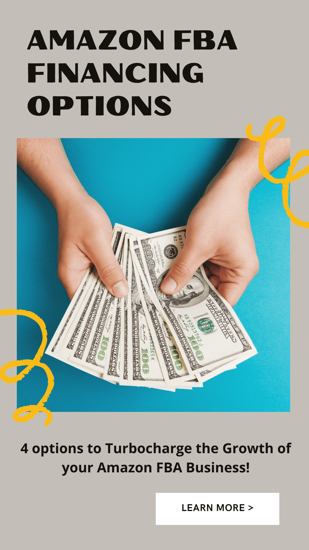 Amazon FBA Financing Options Shopping Bookmarks