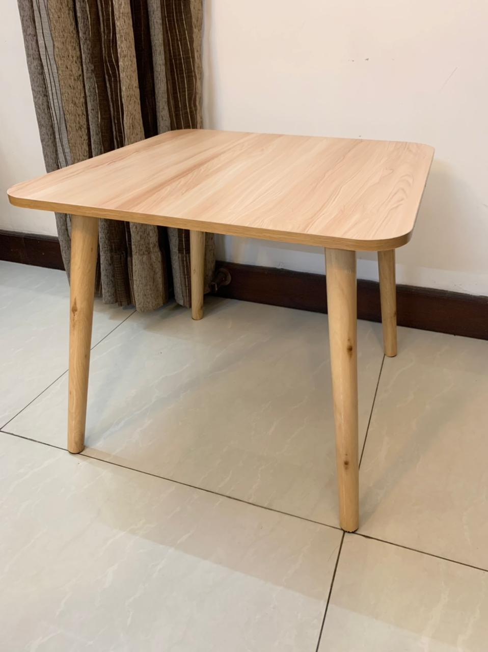 Square Wooden table Square footed table The Shopping Kingdom