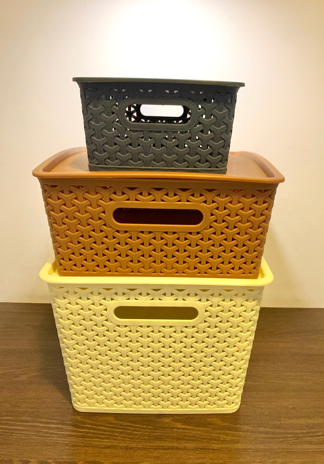 Large Storage Basket With Lid The Shopping Kingdom