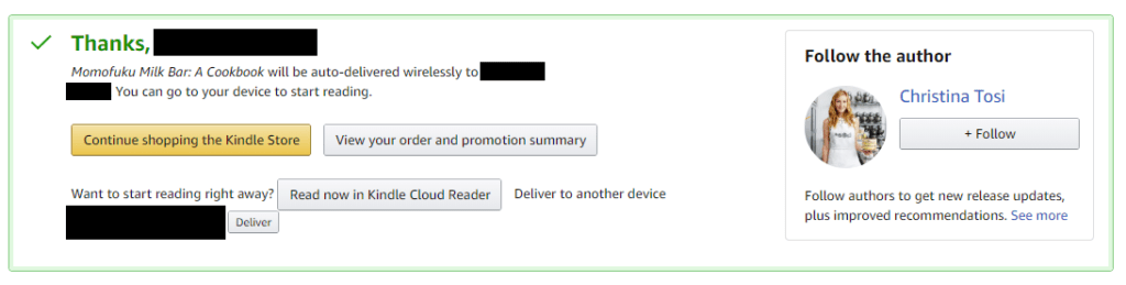 Amex Platinum Card Streaming Subscription credit triggers for individual Kindle book purchases