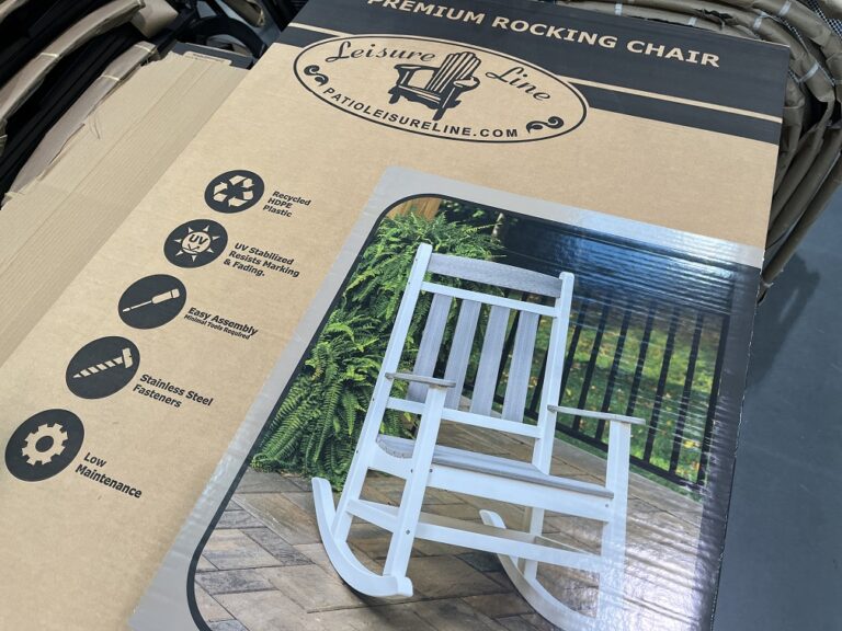 A Closer Look at the Leisure Line Outdoor Rocking Chair by Tangent at