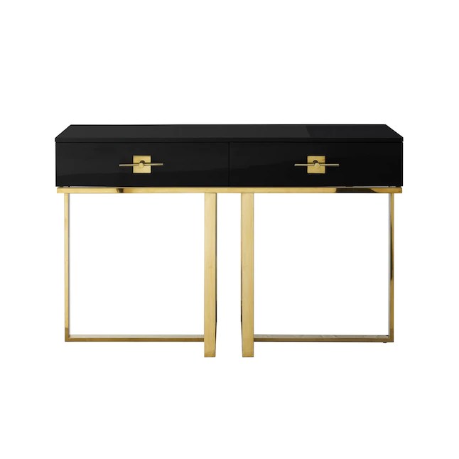 Black and Gold console Table Shopps India Home decor