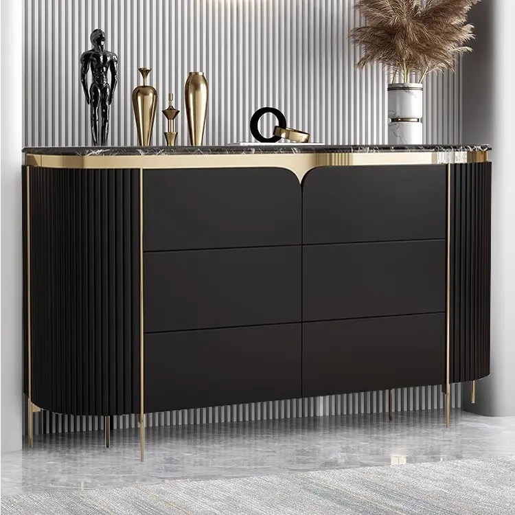 Premium Marble Top Sideboard buffet Table Shopps.In