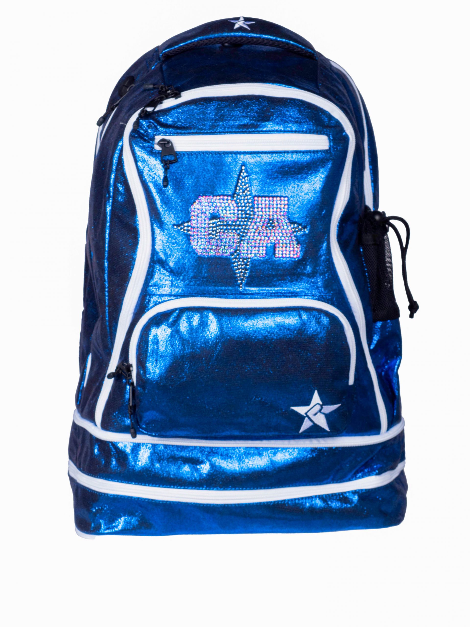 Rebel Dream Bag Plus Royal Faux Suede with White Zipper and