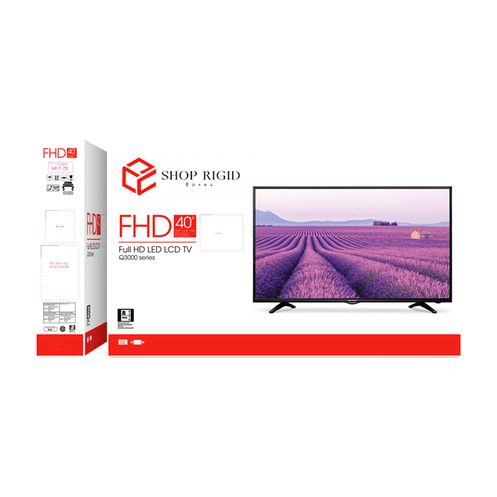 Custom TV Packaging Boxes Shop Rigid Boxes