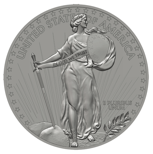 2021 Silver Patriot Trump / Standing Liberty Silver Coin