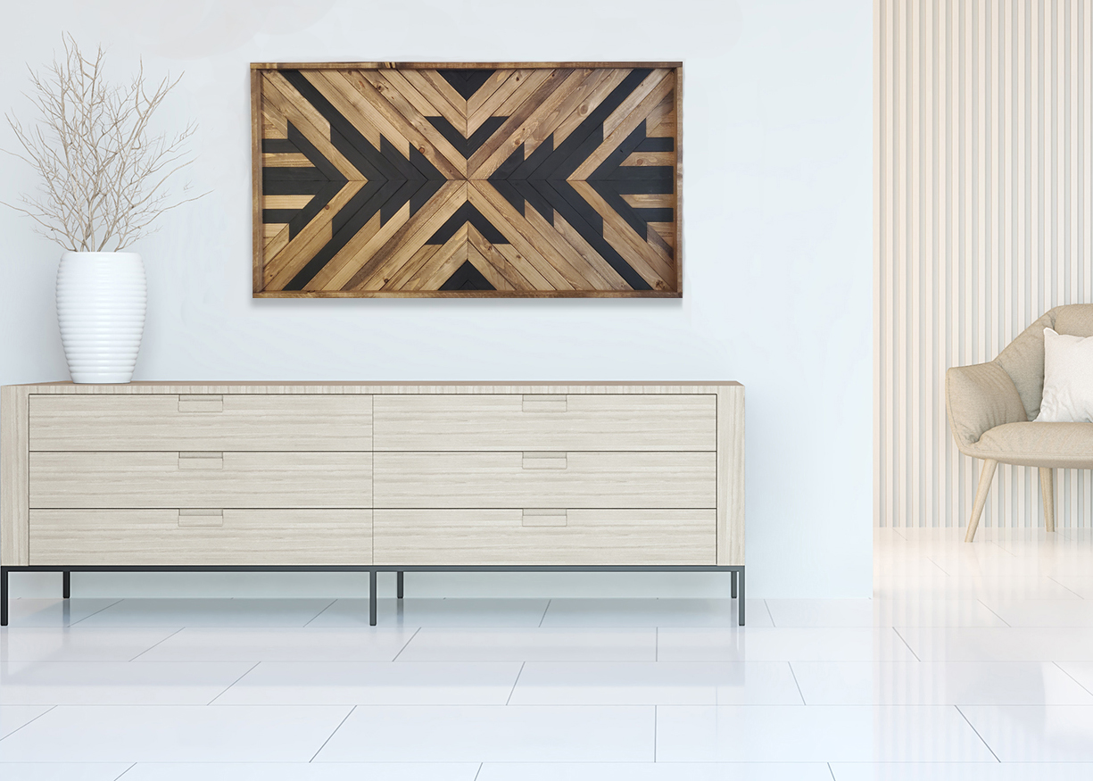 “Boise” Wall Art Rustic Pine