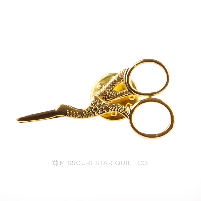 Stork Scissors Pin Missouri Star Quilt Co. Wholesale
