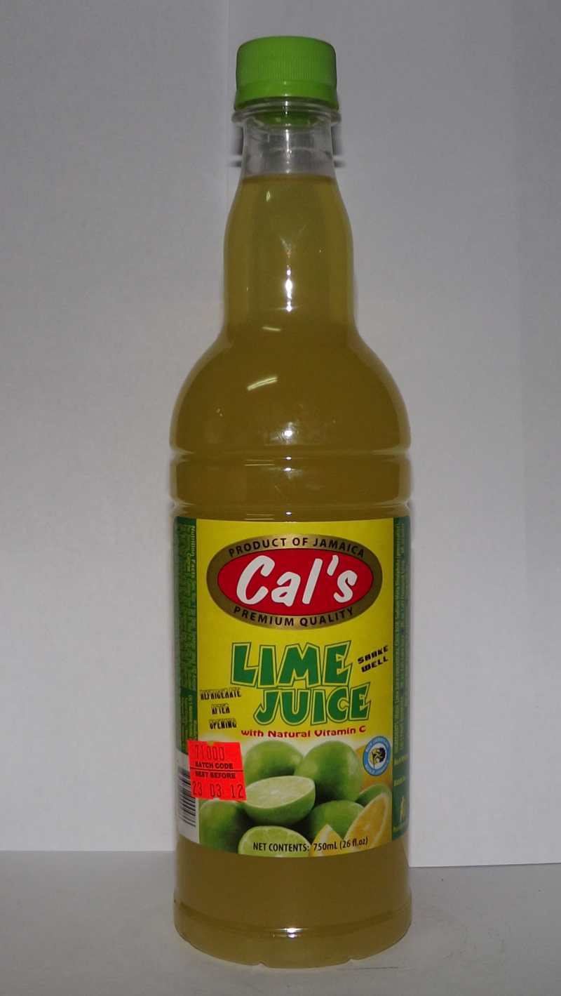 CAL'S LIME JUICE 750ML Grocery Shopping Online Jamaica