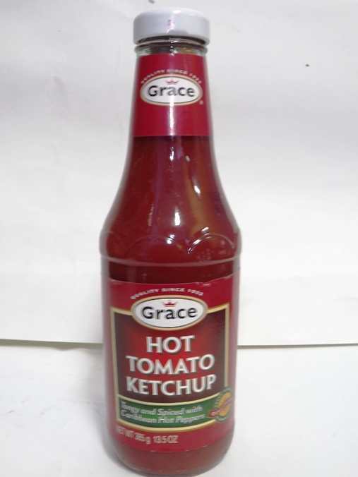 GRACE HOT TOMATO KETCHUP 385G Grocery Shopping Online Jamaica