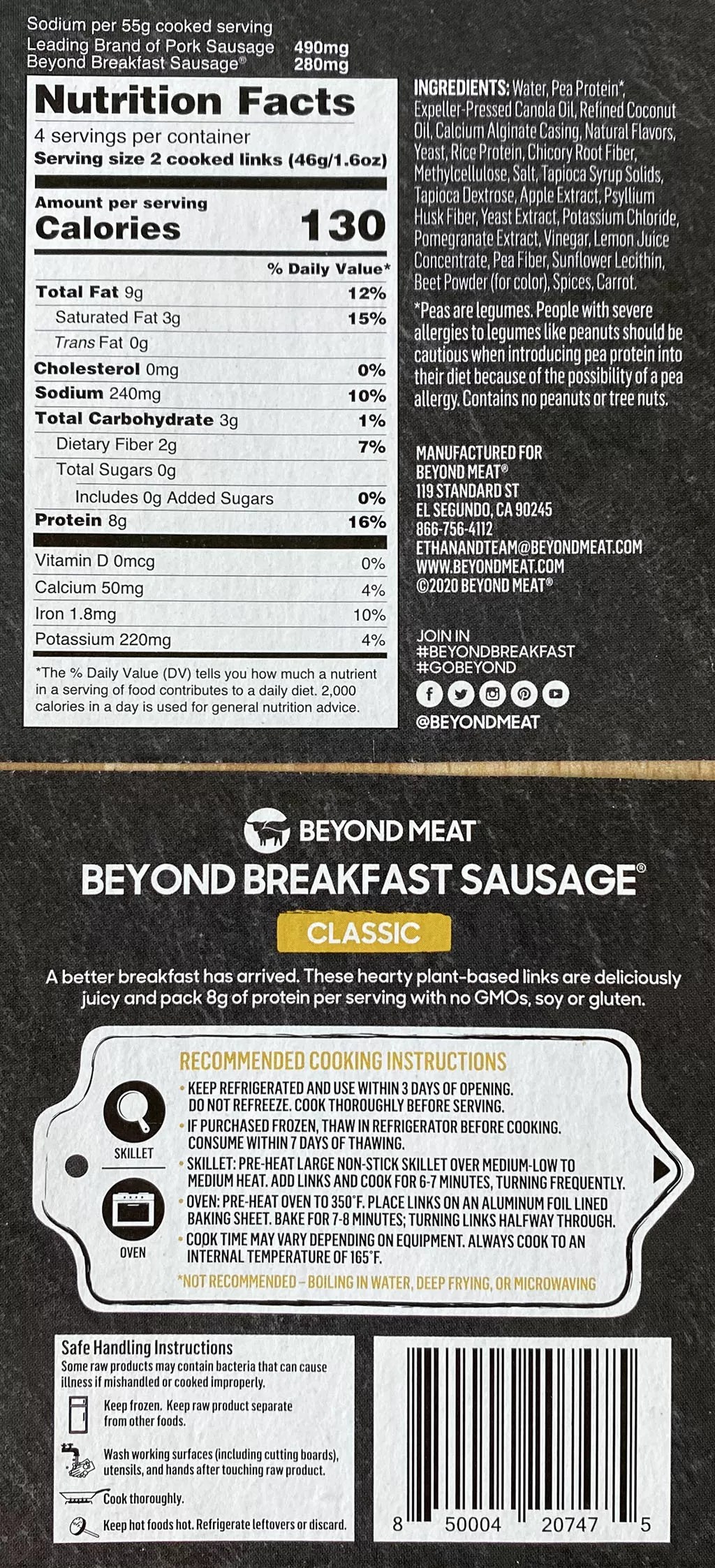 Beyond Breakfast Sausage Links review Shop Smart
