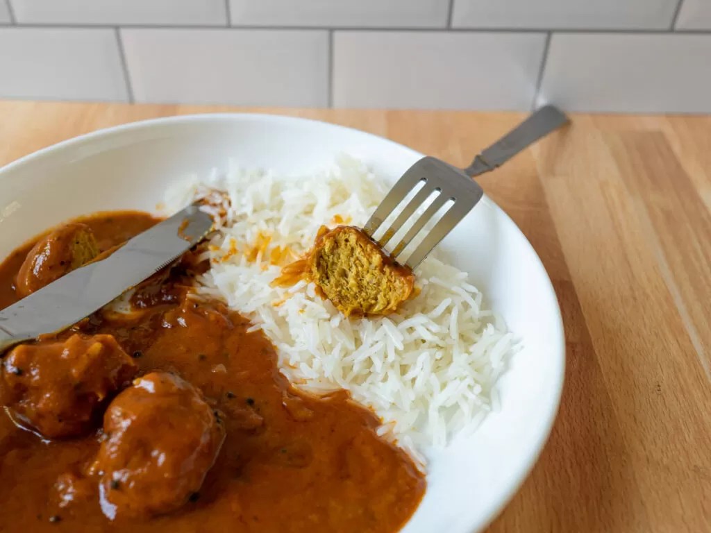 Saffron Road Madras Curry and Chicken Meatballs Shop Smart