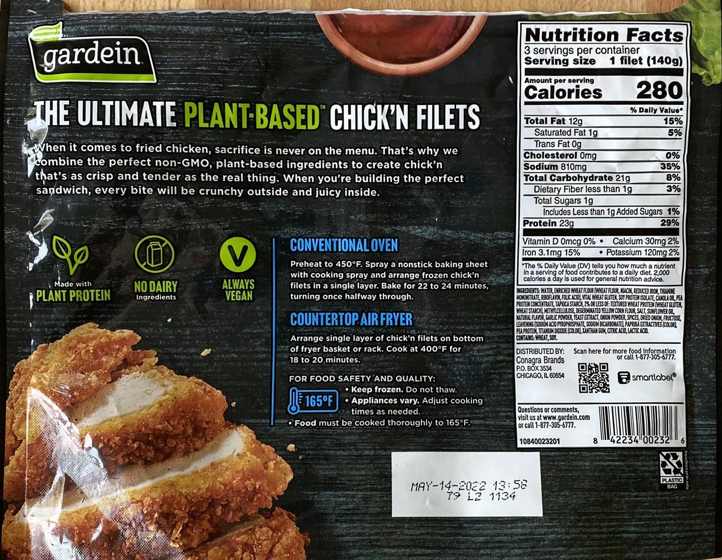Gardein Chicken Tenders Ingredients at Tiffany Reynolds blog