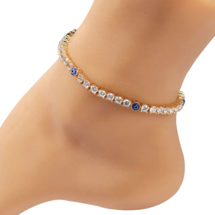 Evil eye Tennis Anklet Sorya