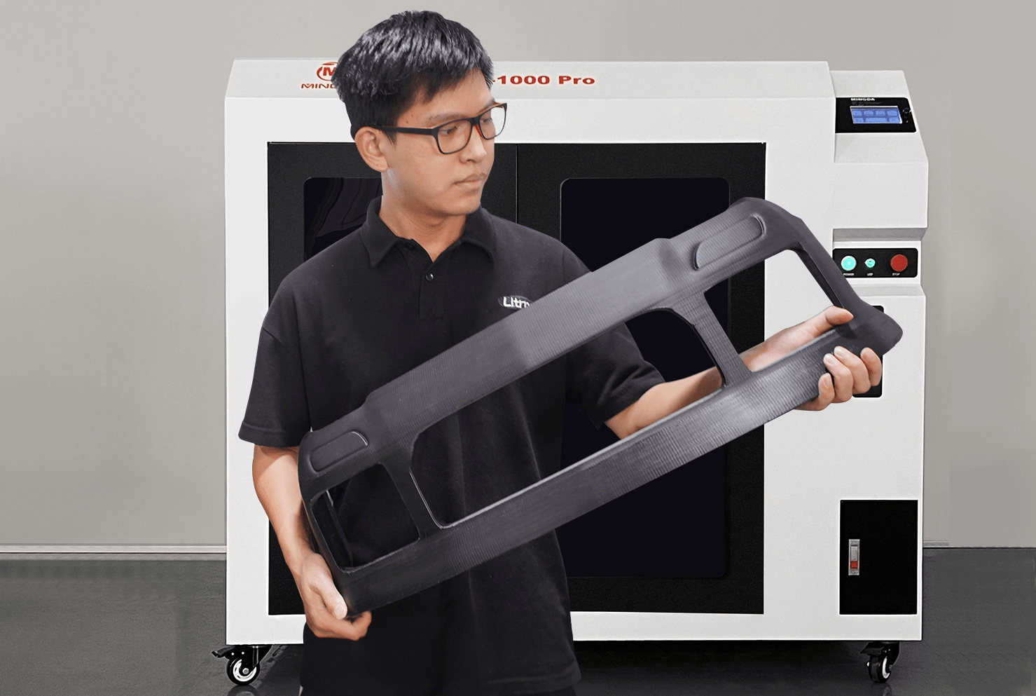 How to Print a Auto Bumper with MINGDA MD1000 Pro Large 3D Printer?