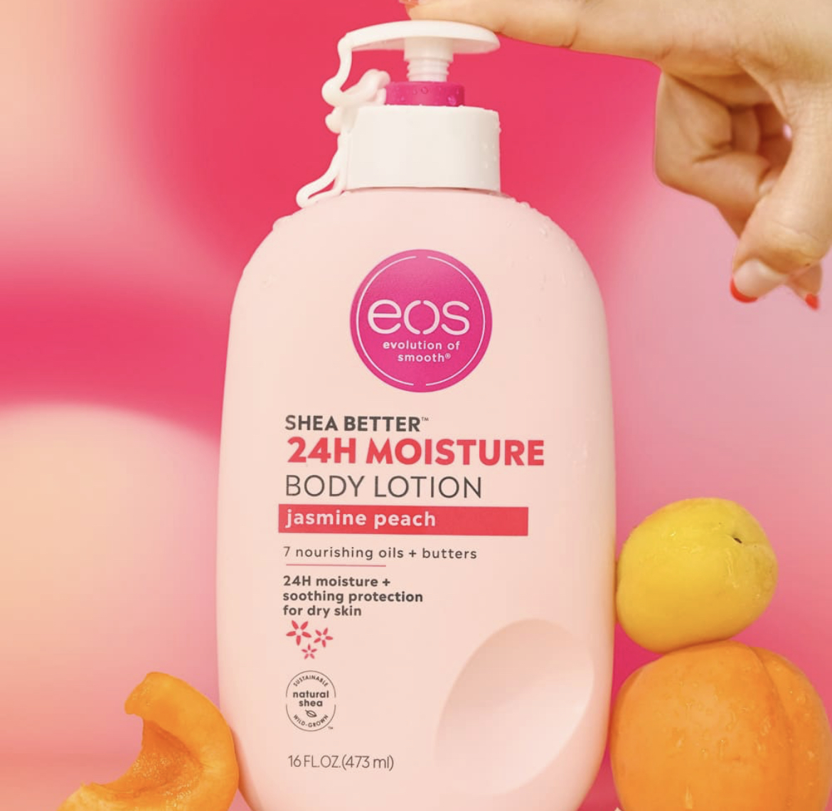 eos Shea Better 24H Moisture Body Lotion Jasmine Peach shopstation