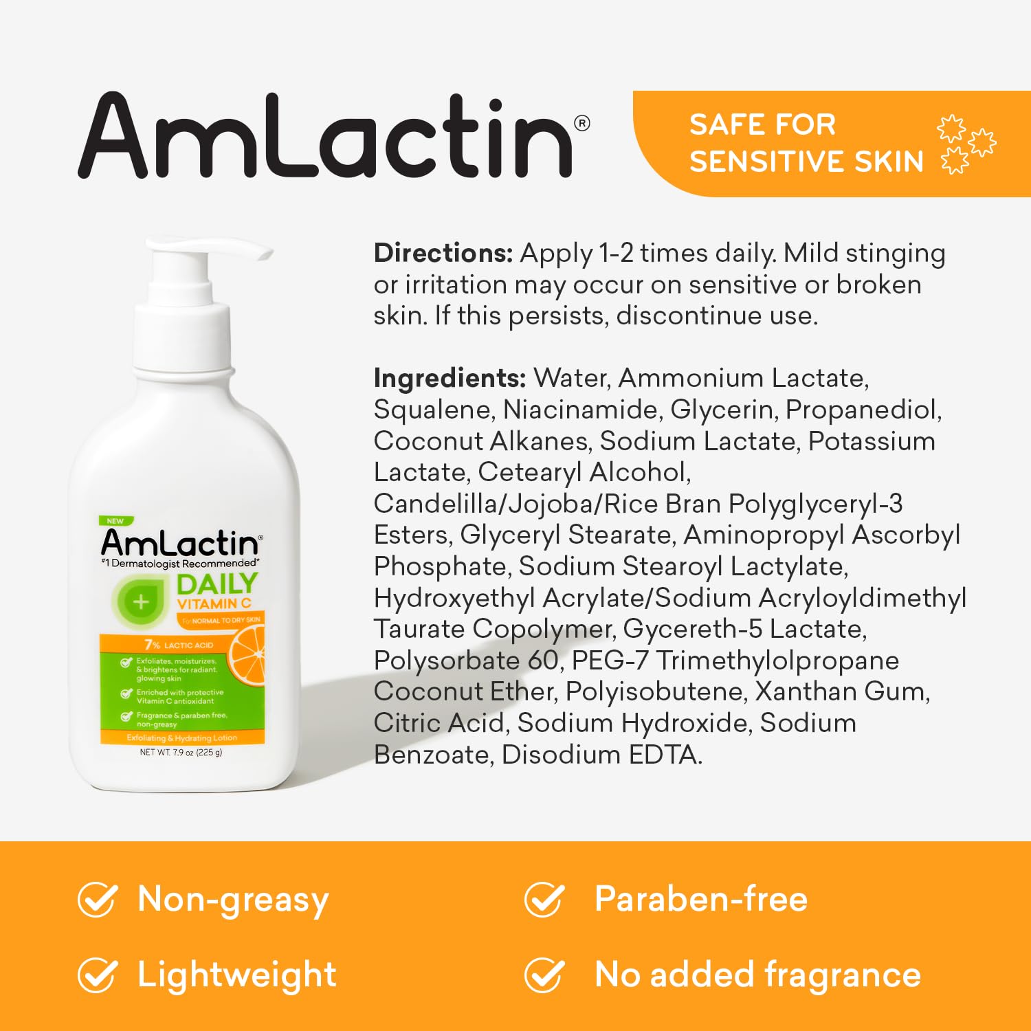 AmLactin Vitamin C Lotion