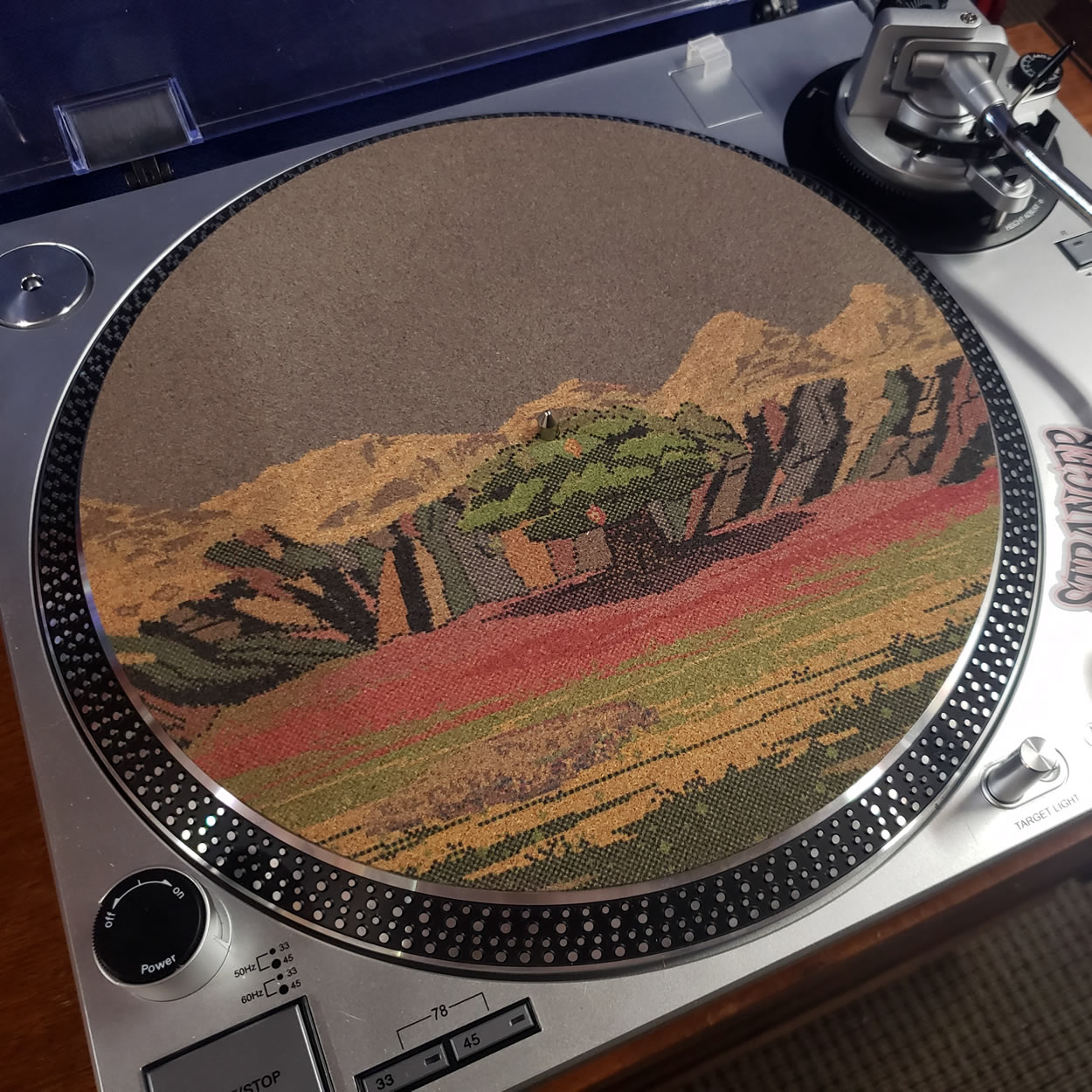 Custom Cork Slipmats 12" Stranger Prints Shop