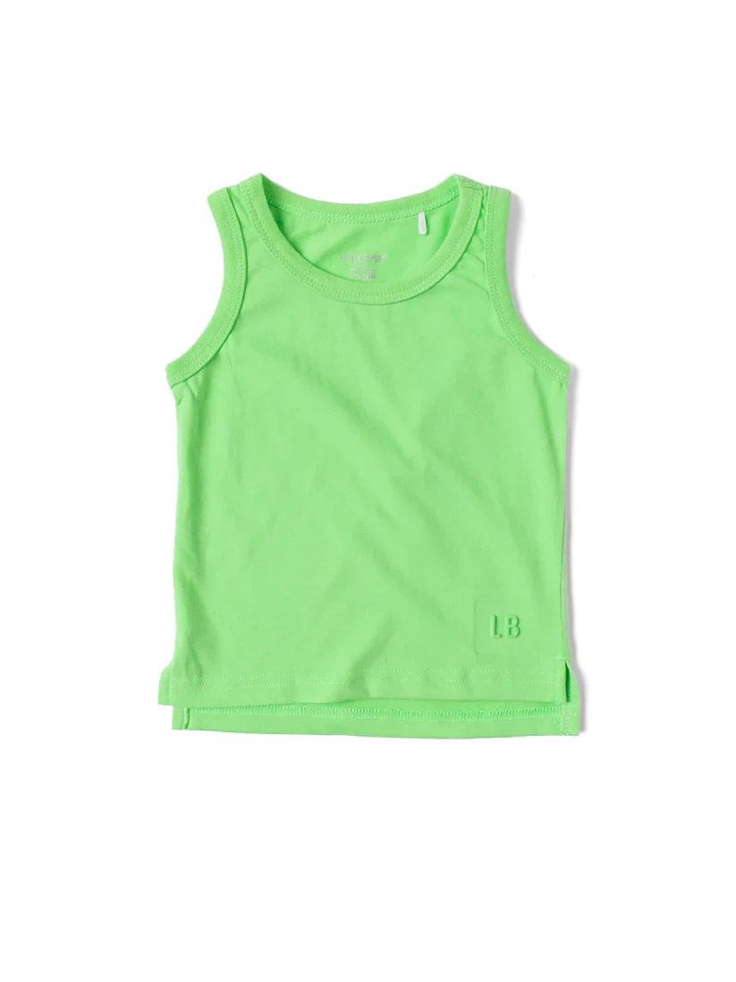 little bipsy elevated tank top electric green SugarNSpice Children