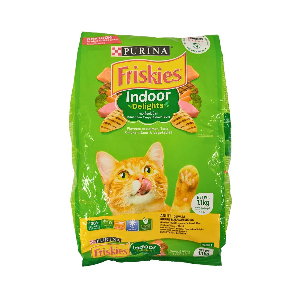 Friskies Dry Cat Food Indoor Delight 1100g