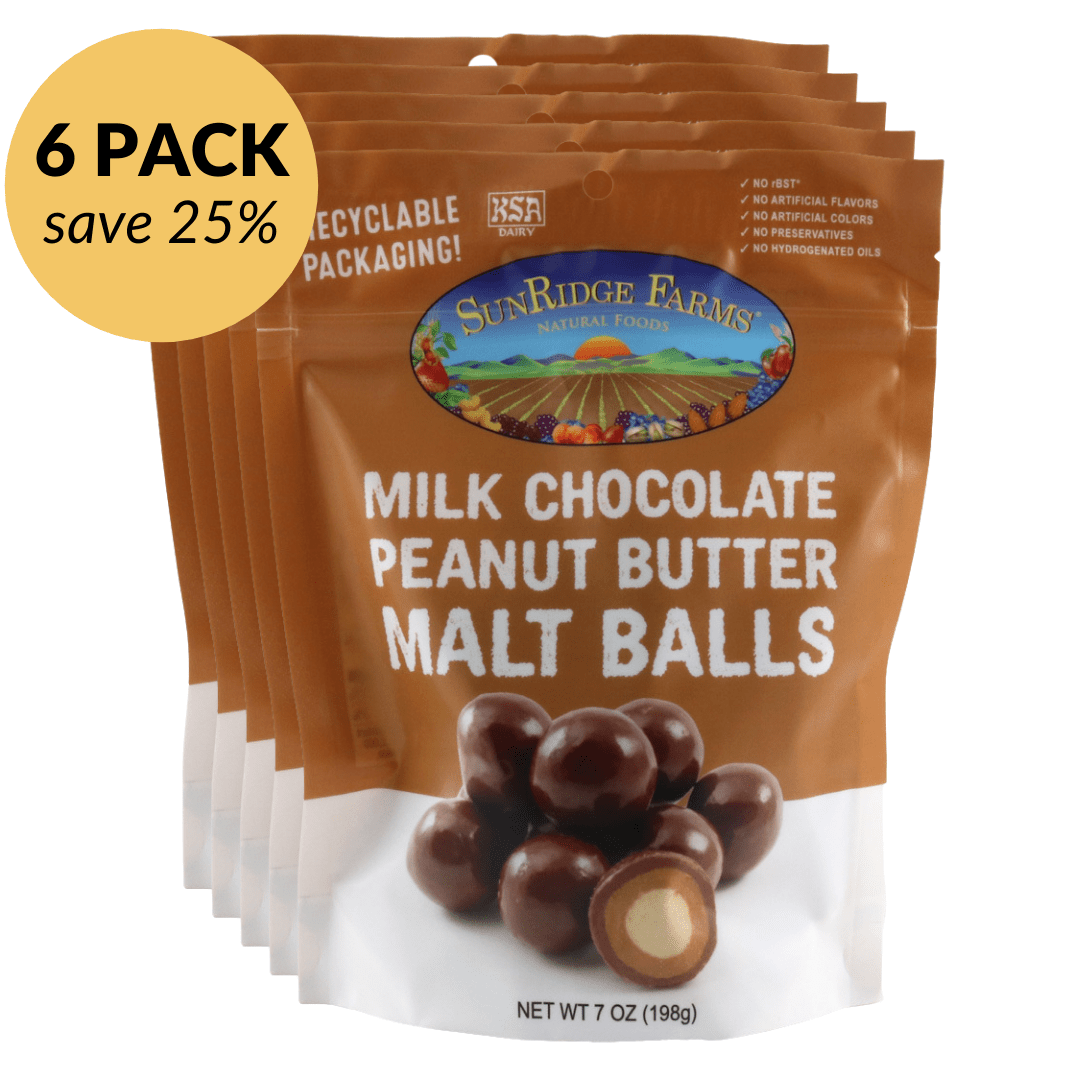 Milk Chocolate Peanut Butter Malt Balls SunRidge Farms