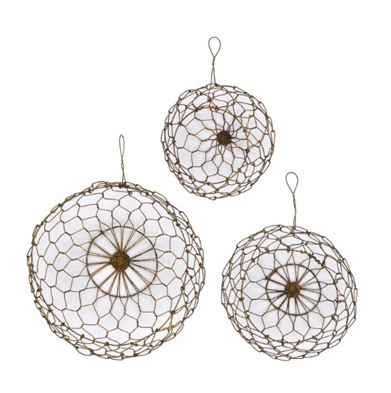Round Wire Hanging Baskets 3 Sizes ShopTansy
