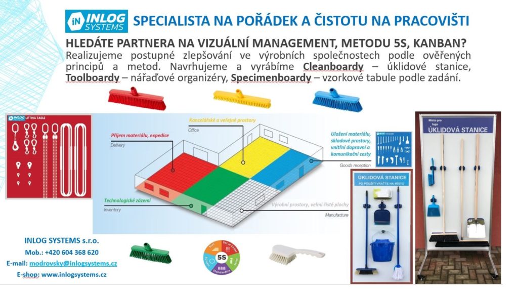INLOG SYSTEMS s.r.o. (Cleanboardy úklidové stanice podle metody 5S