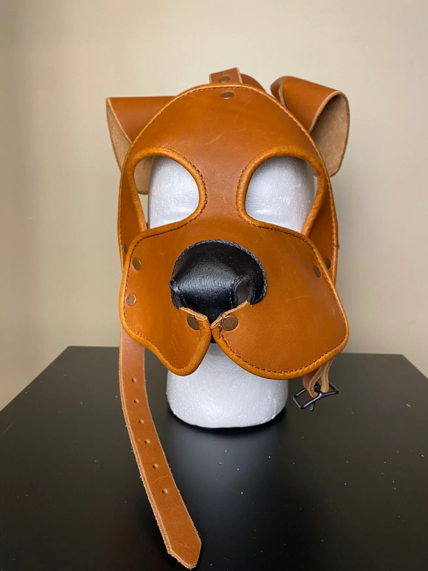 P&C Creations Single Color Pup Hood Tobacco The Men's Room LGBTQ+ Fashion & Fetish Gear