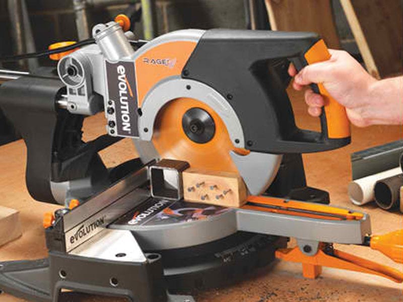 Evolution Rage3 TCT Sliding Miter Saw Shop Tool Reviews