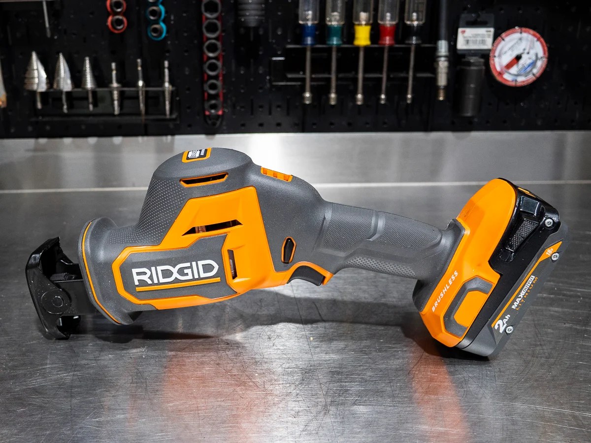 RIDGID Sub Compact Recip Saw Video Review STR