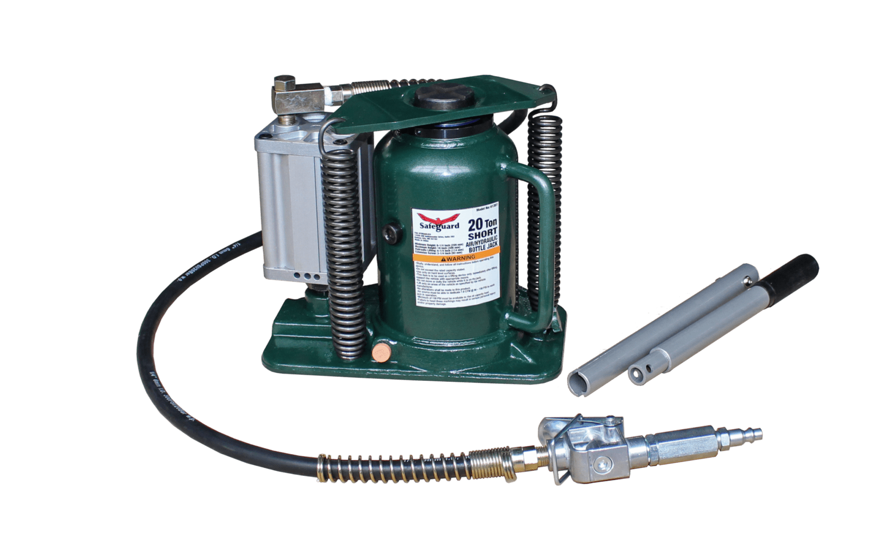 Safeguard 20 Ton Air Bottle Jack, Shorty Shop Tools Outlet