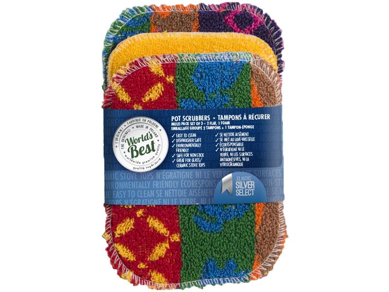 World's Best Pot Scrubber Multi Pack Mona Cleaning — Universal Stone