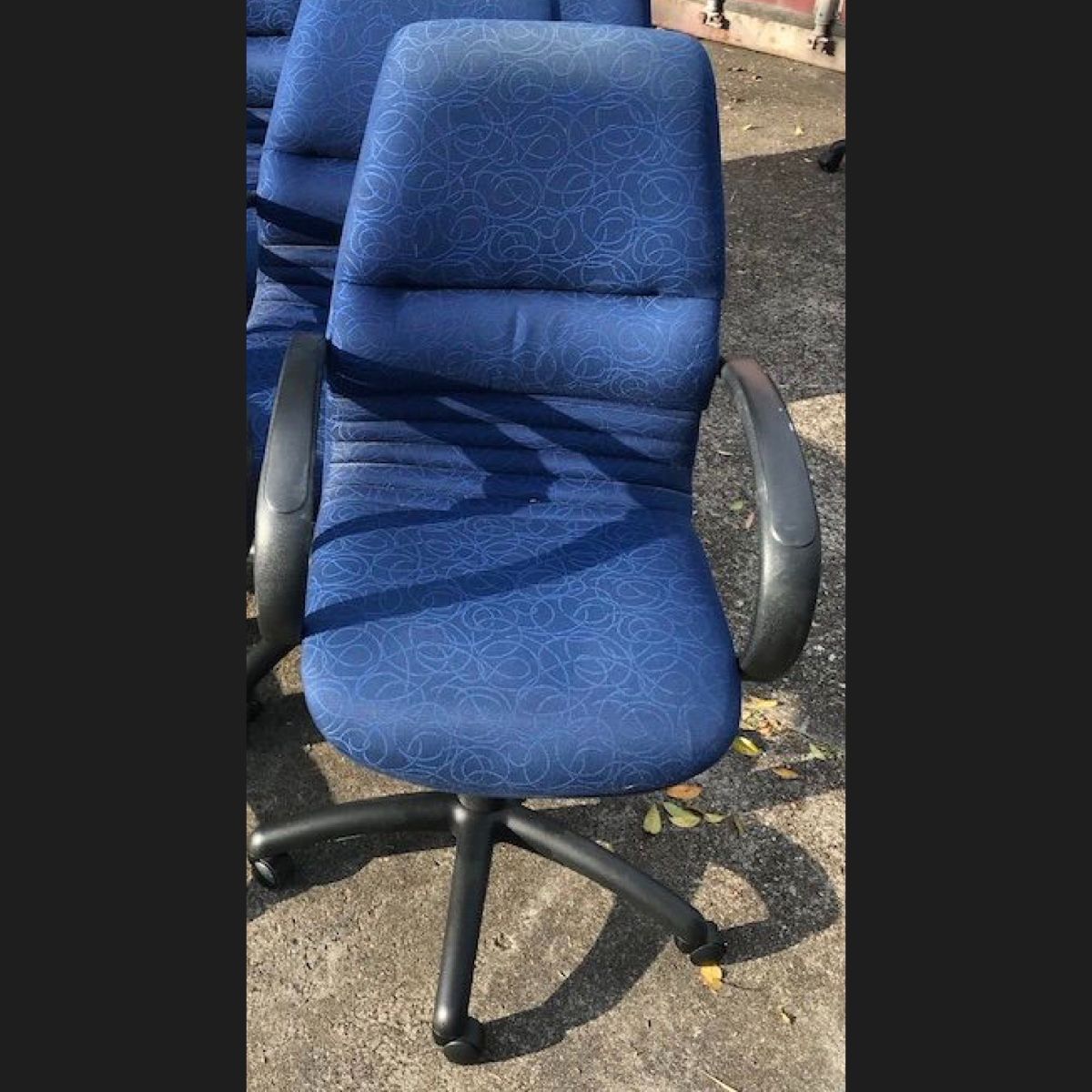 Royal Blue Gas Lift Office Chair With Arms ShopUp Retail